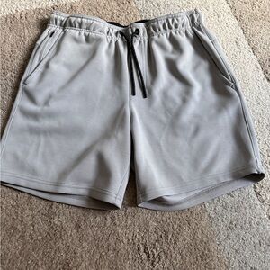 01. Algo Men's Performance Gray Shorts with Drawstring- Medium